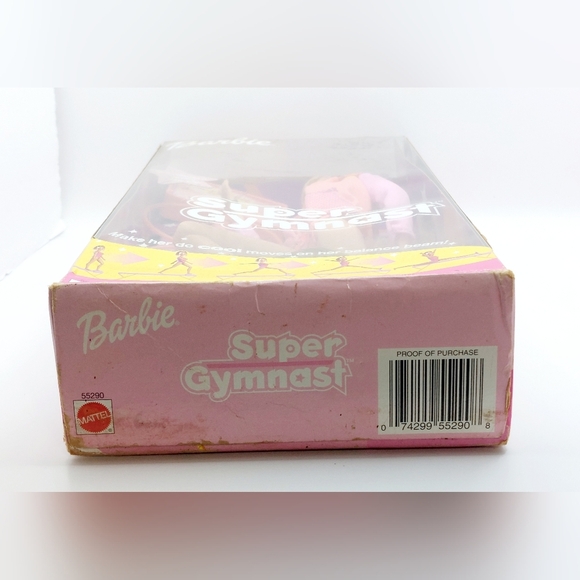 Pink Vintage 2001 Gymnast Barbie In Original Box - Picture 7 of 8